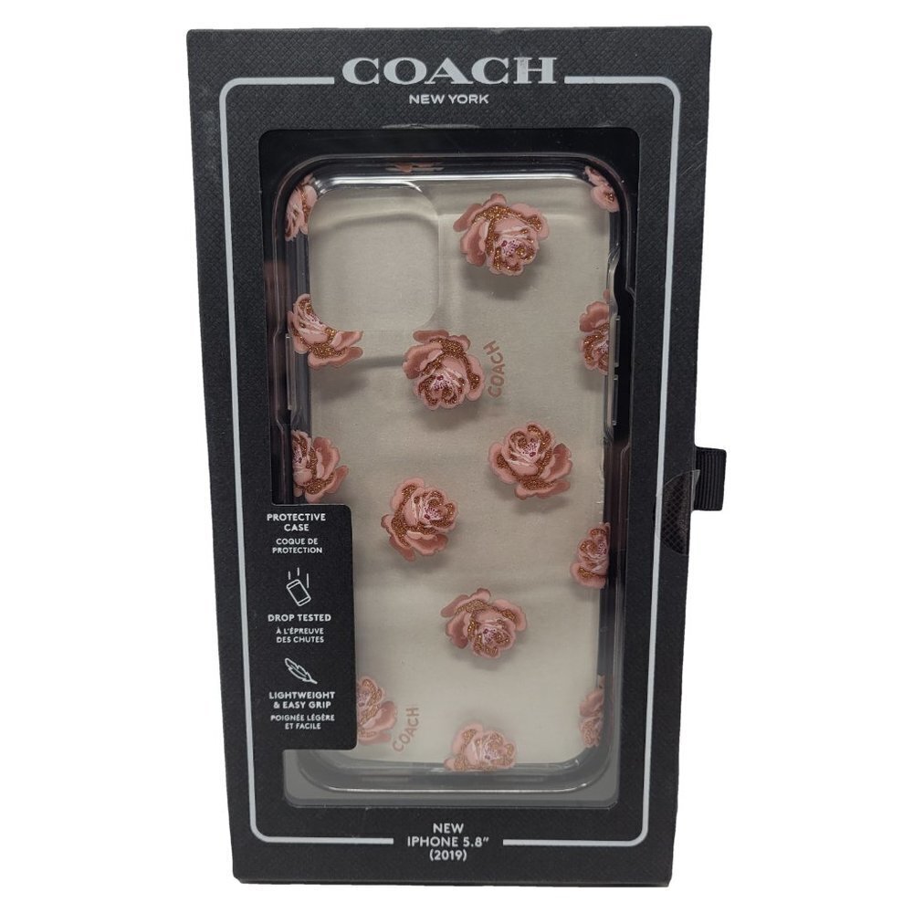 Coach Case for Apple iPhone 11 Pro 5.8" - Dreamy Peony Clear